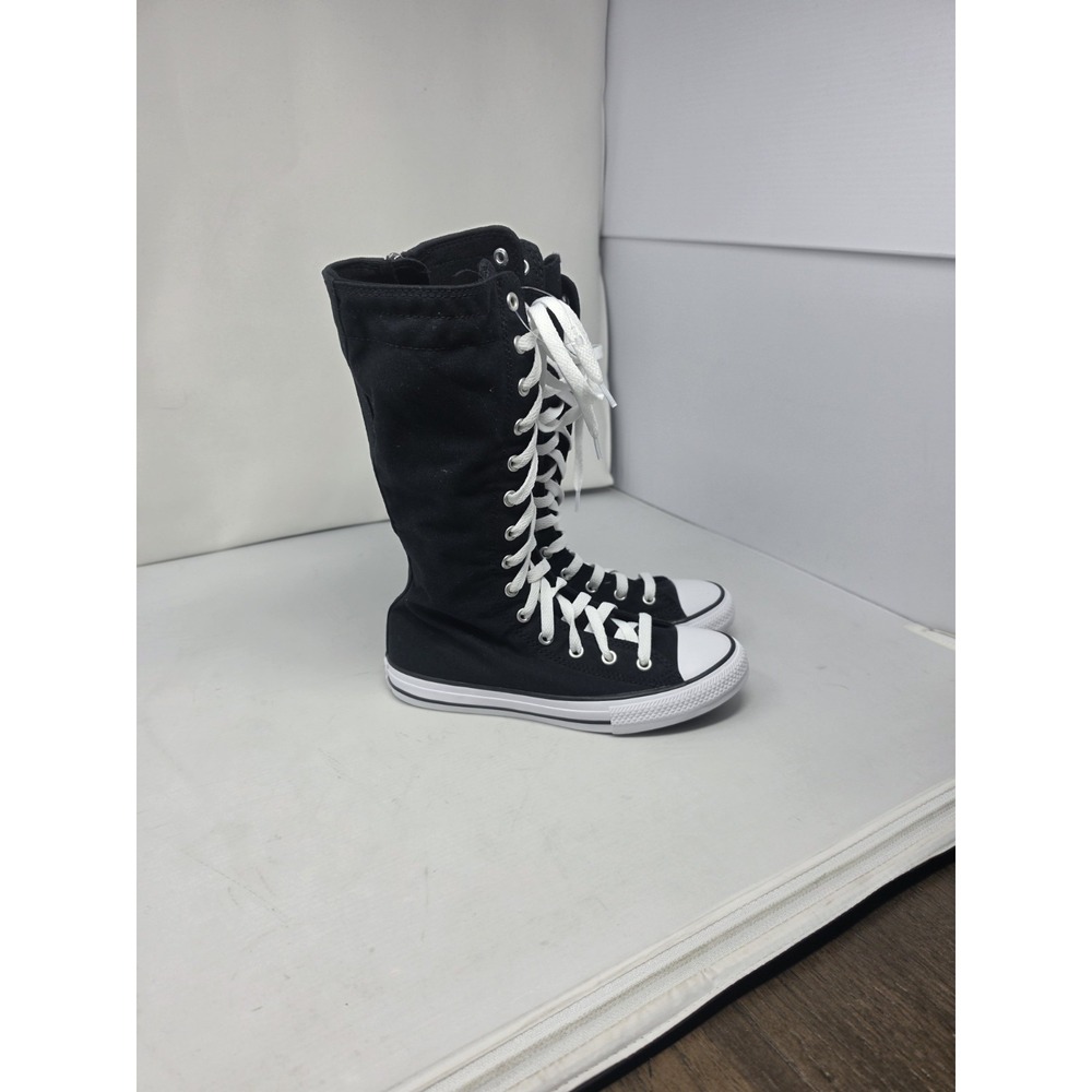 Converse Chuck Taylor All Star XXHi Shoes Youth Black Knee High Sneakers Sz 3